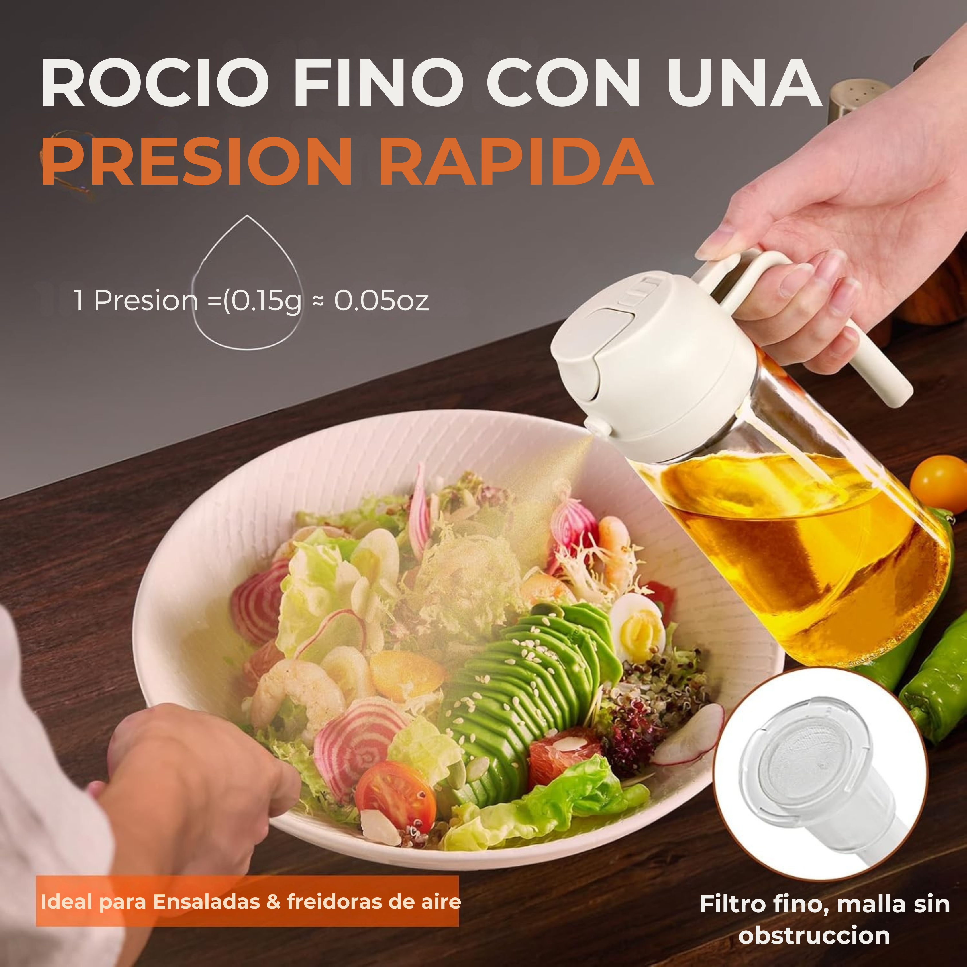 Dispensador de aceite OILMIST PRO